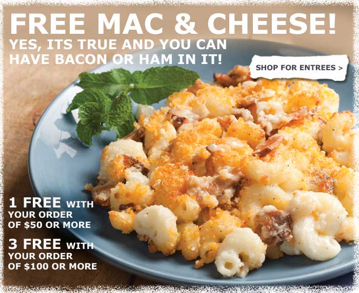 Hearty Winter Entrees and Free Mac and Cheese! >