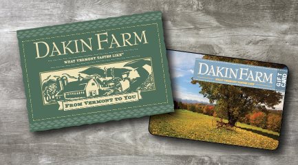  Gift Card, E-Gift Card, Easy Gifts, Holiday Gifts, Vermont Cheese, Vermont Ham, Vermont Maple Syrup