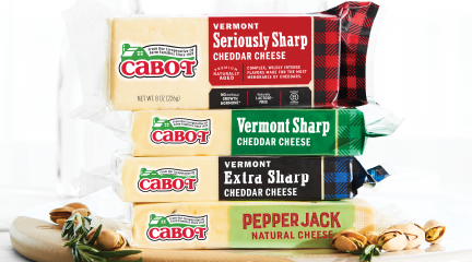 Cabot Cheese. Cabot  Seriously Sharp. Delivered Nationwide. Artisan Cheese. Extra Sharp Cheddar. Flavored Cheddar.
